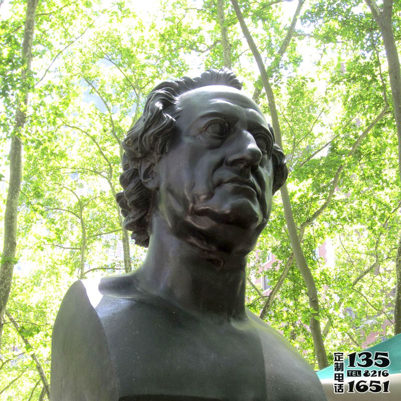 校園景區半身胸像玻璃鋼仿銅世界名人歌德雕塑 校園景區半身胸像玻璃鋼仿銅世界名人歌德雕塑