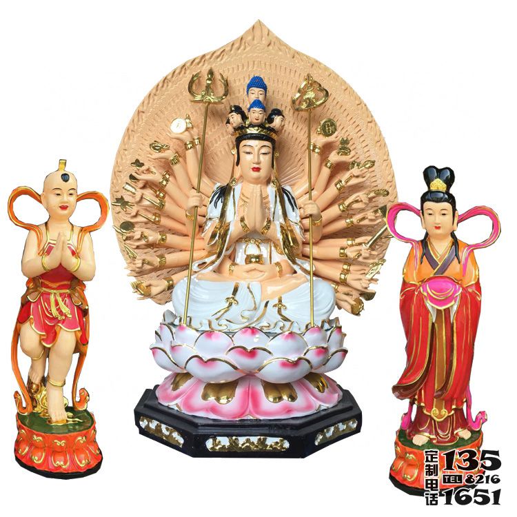 玻璃鋼彩繪景區(qū)寺廟供奉菩薩觀音雕塑 玻璃鋼彩繪景區(qū)寺廟供奉菩薩觀音雕塑