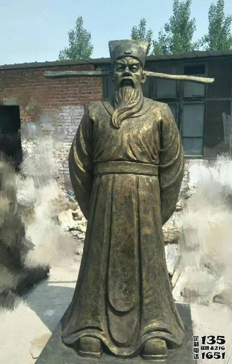 玻璃鋼仿銅校園廣場古代歷史名人鑄銅法制廉政包拯雕塑 玻璃鋼仿銅校園廣場古代歷史名人鑄銅法制廉政包拯雕塑